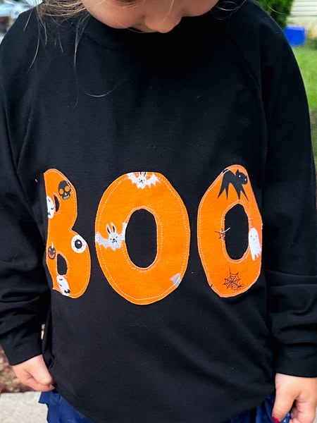 BOO Applique Set Digital Download