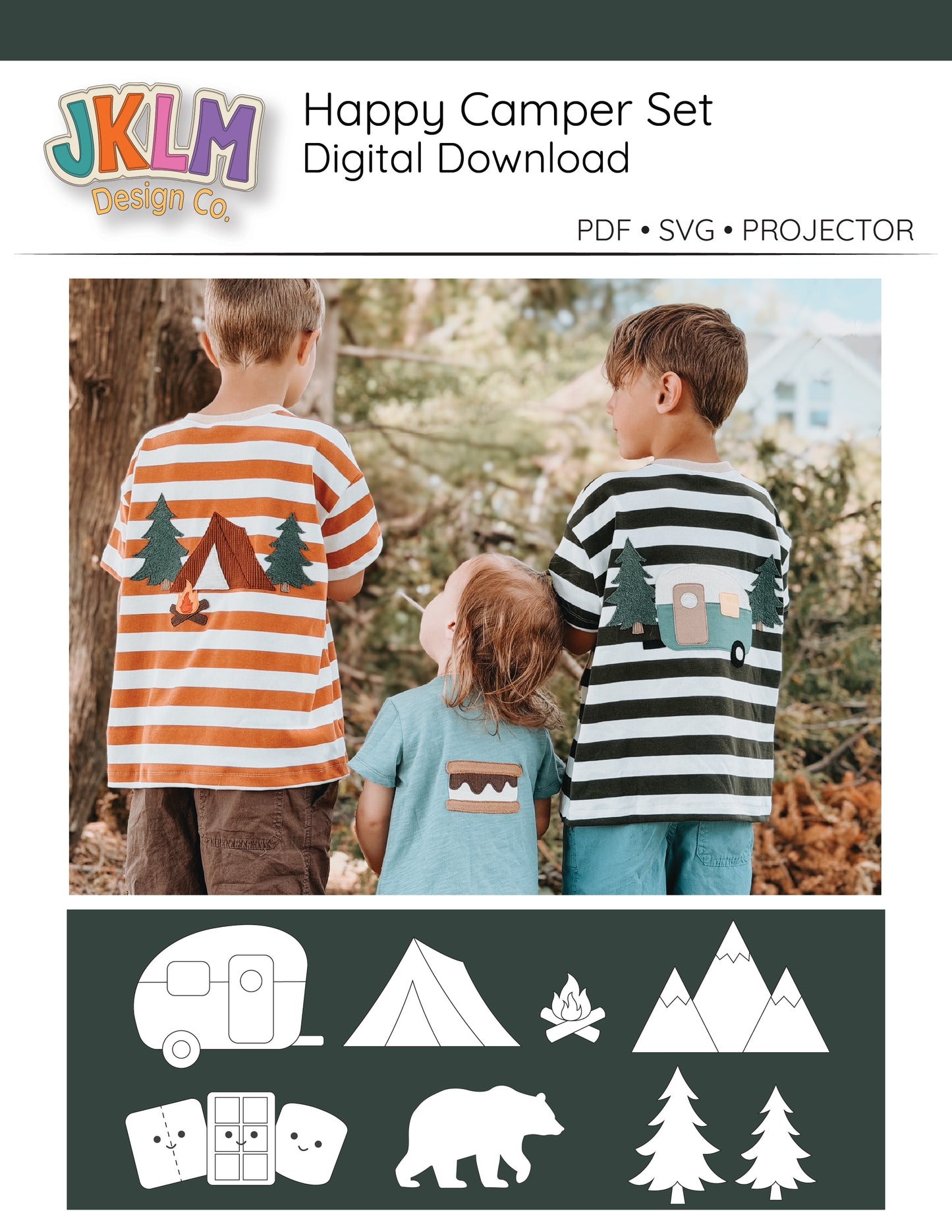 Happy Camper Set - Digital Download