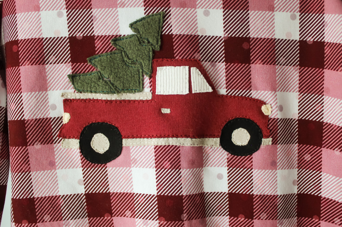 Winter Truck Appliqué Set – Digital Download