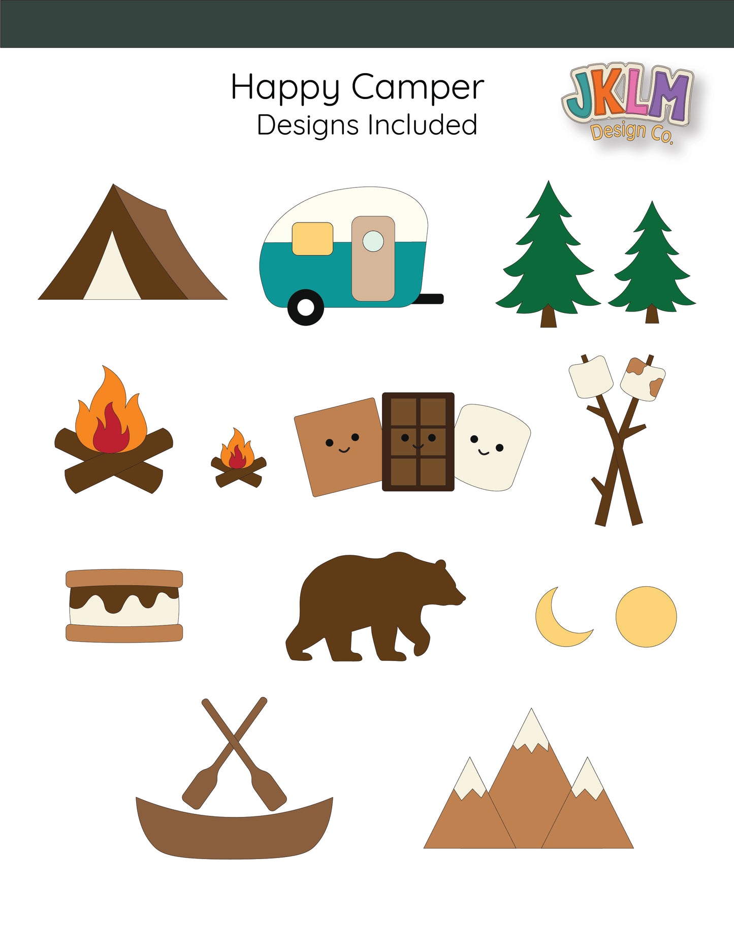 Happy Camper Set - Digital Download