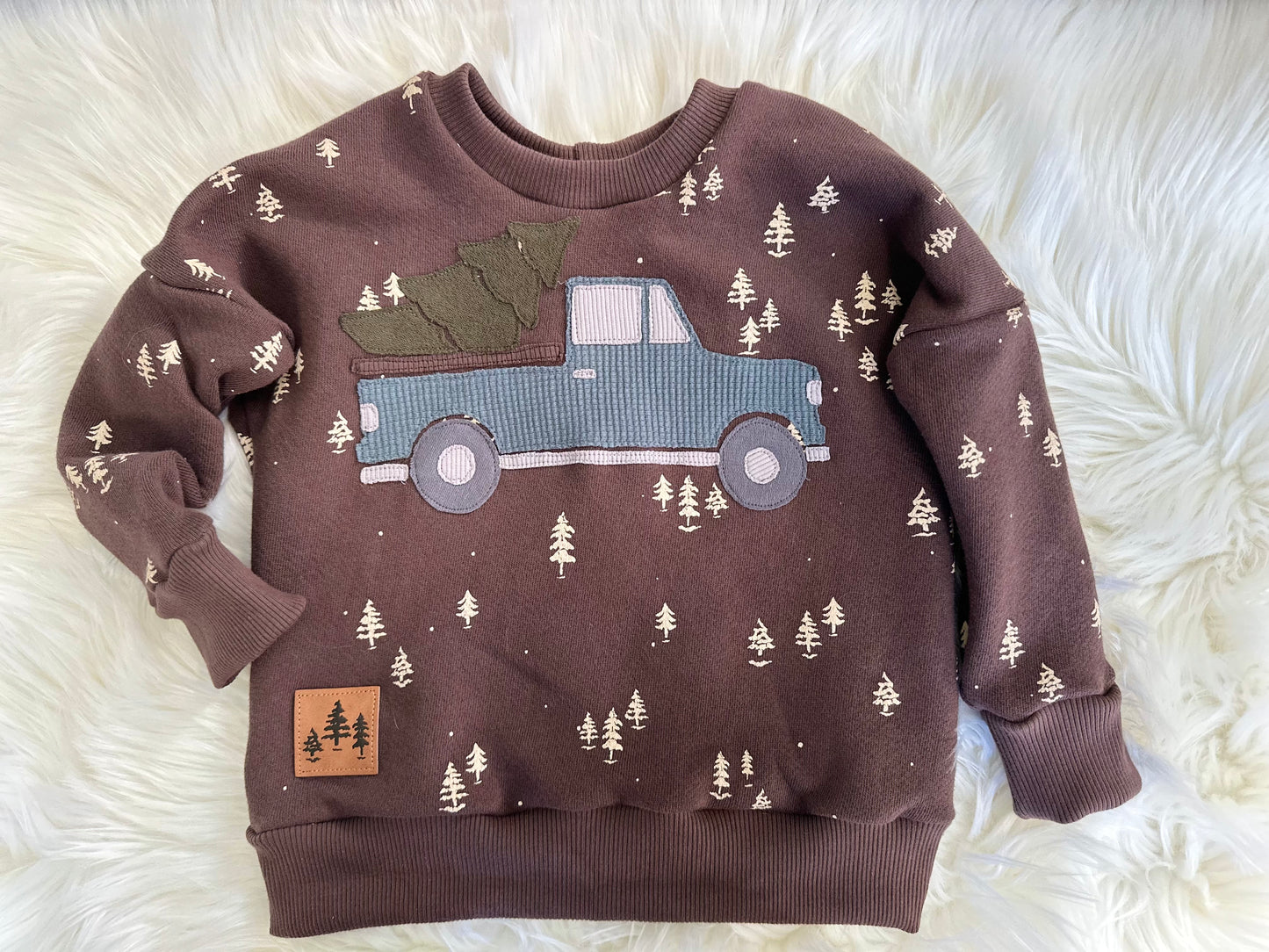 Winter Truck Appliqué Set – Digital Download