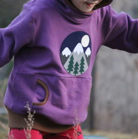 Mountain Scene Appliqué – Digital Download