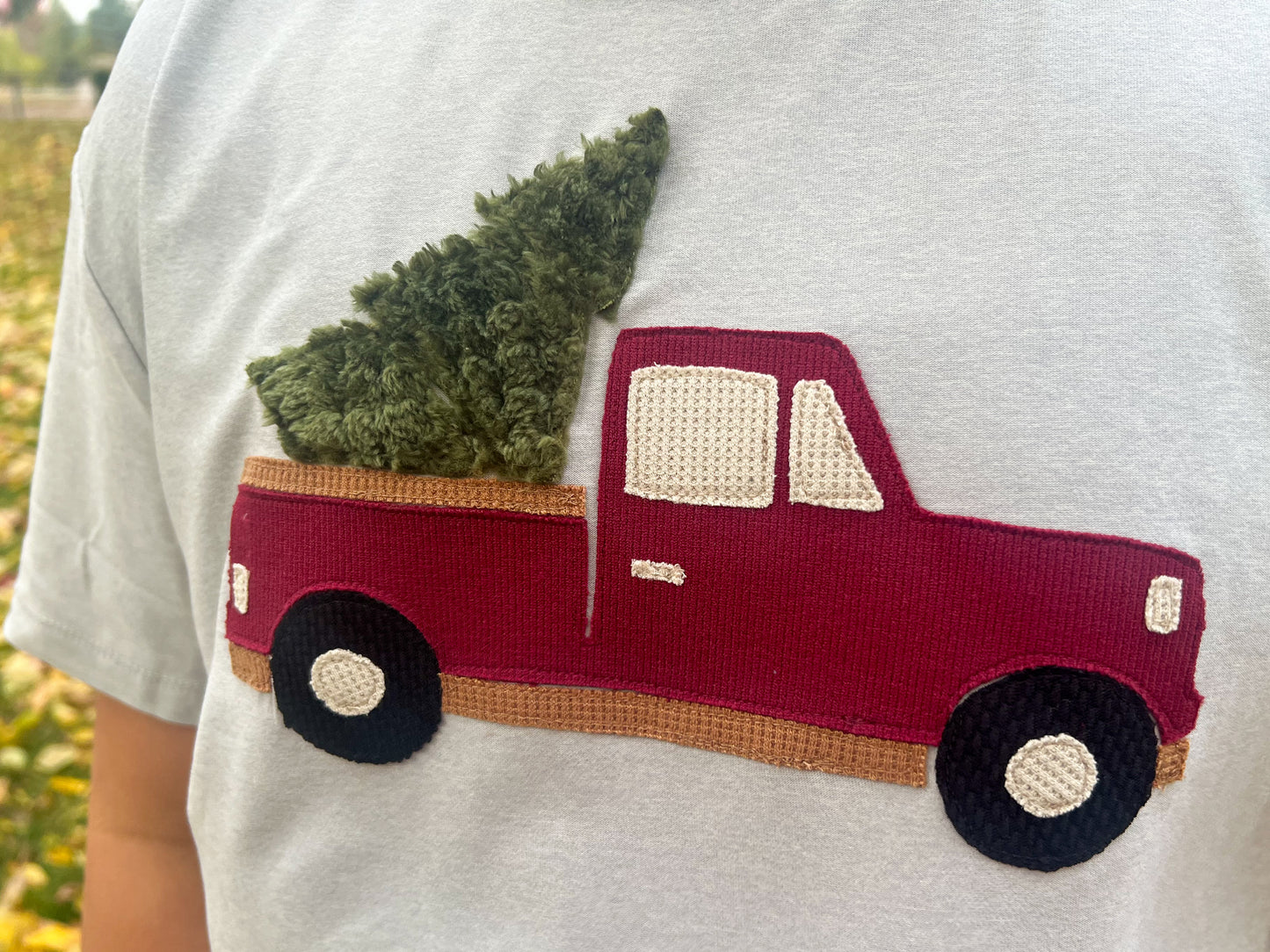 Winter Truck Appliqué Set – Digital Download