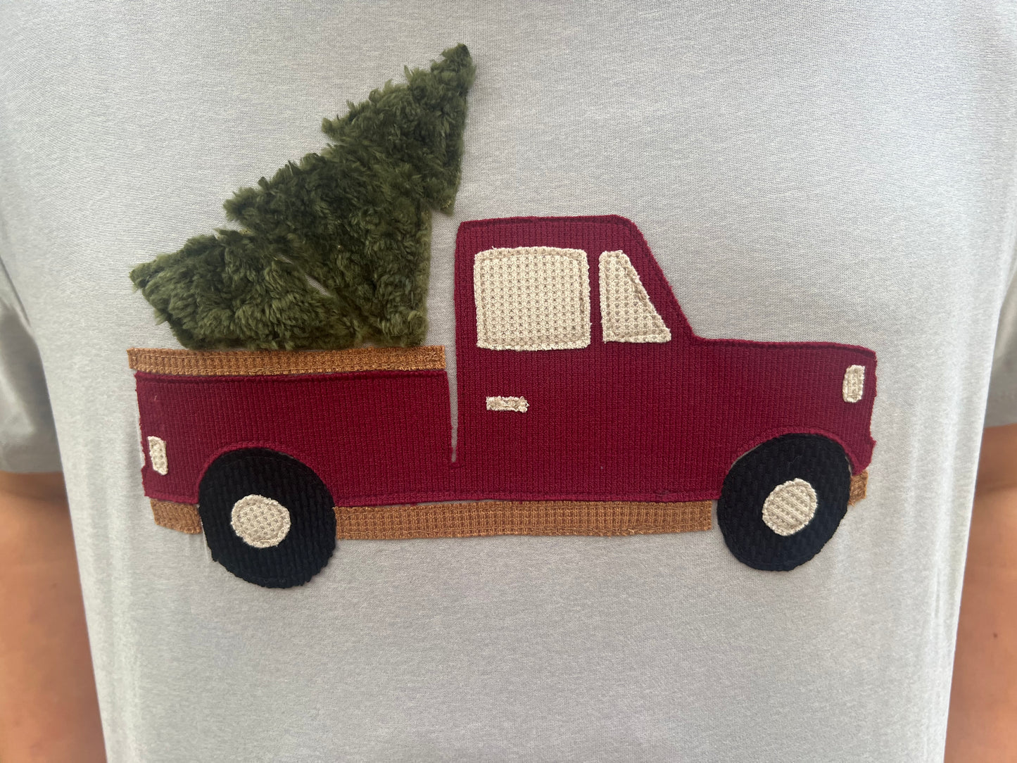 Winter Truck Appliqué Set – Digital Download