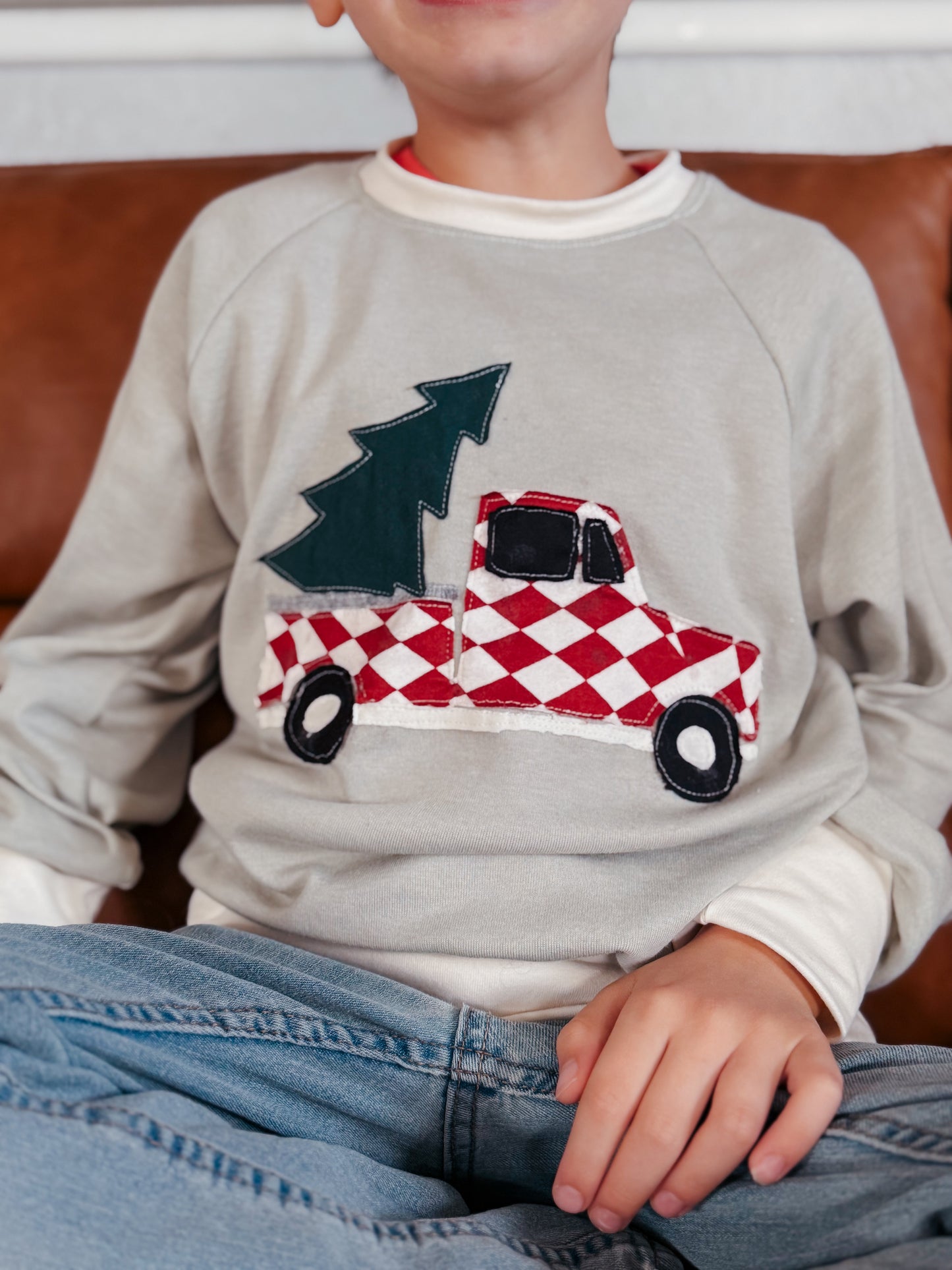 Winter Truck Appliqué Set – Digital Download