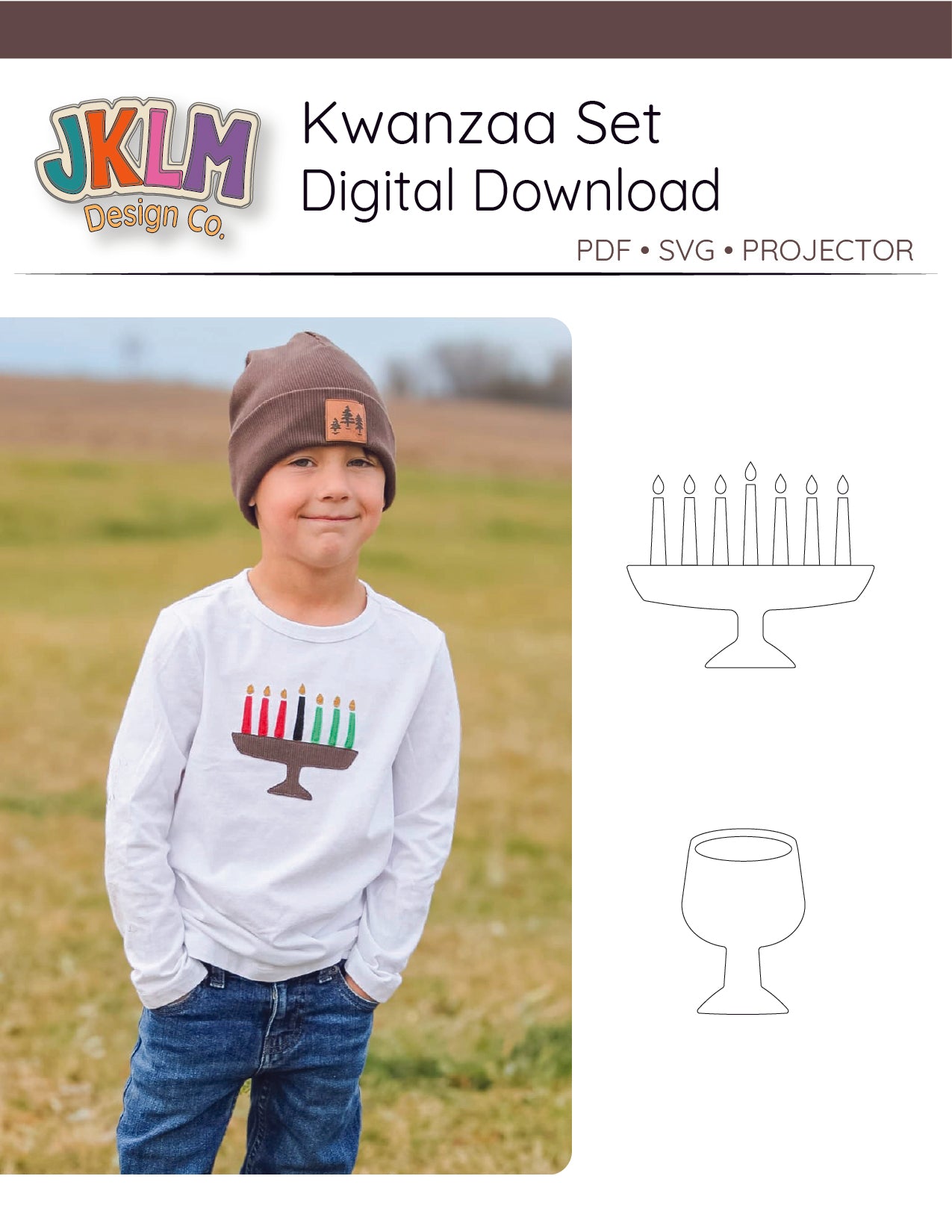 Kwanzaa Appliqué Set – Digital Download