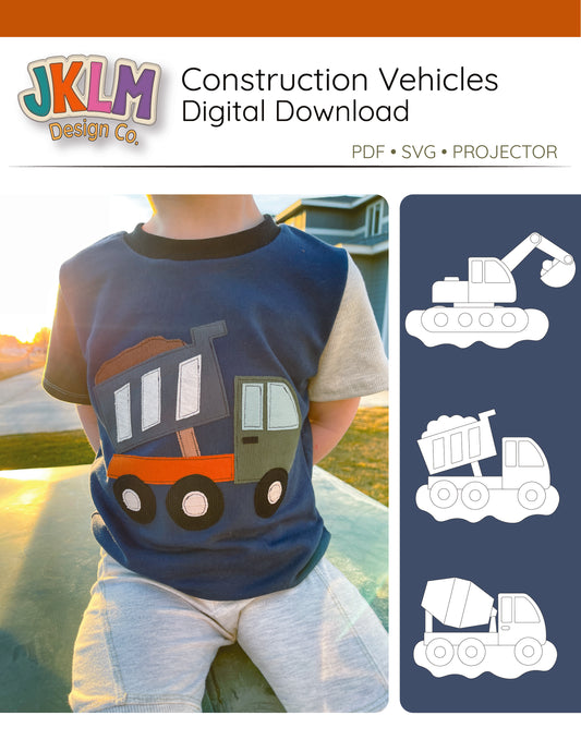 Construction Vehicles - Digital Download