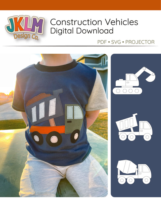 Construction Vehicles - Digital Download